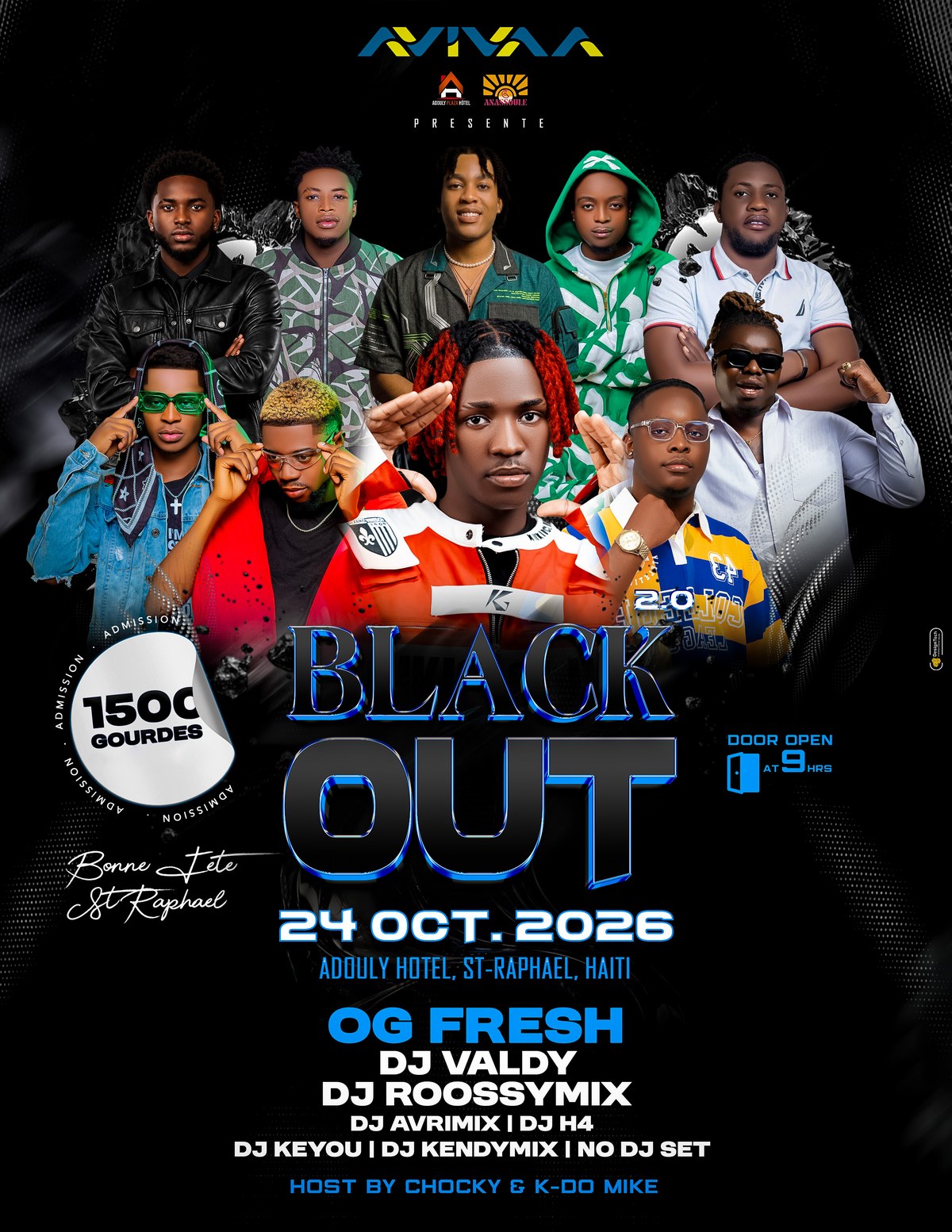 Avivaa live event production — Black Out 2.0