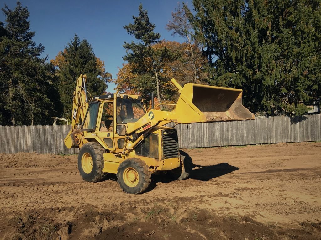 Avivaa Construction — backhoe loader in the rental fleet
